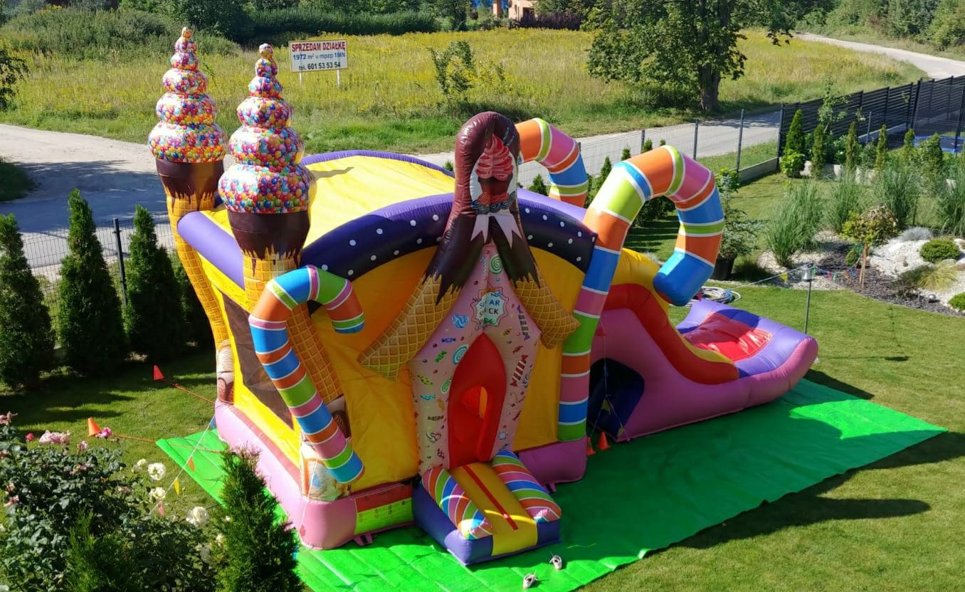 Dmuchaniec Candyhouse - zamki dmuchane dmuchańce wynajem zamków dmucha