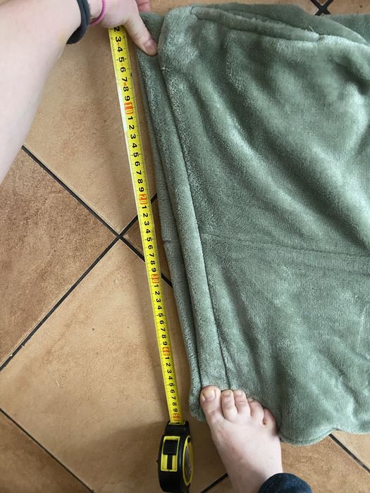 Spodnie pluszowe z kieszeniami