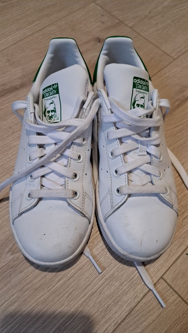 Adidas sam smith rozm. 36 białe skóra