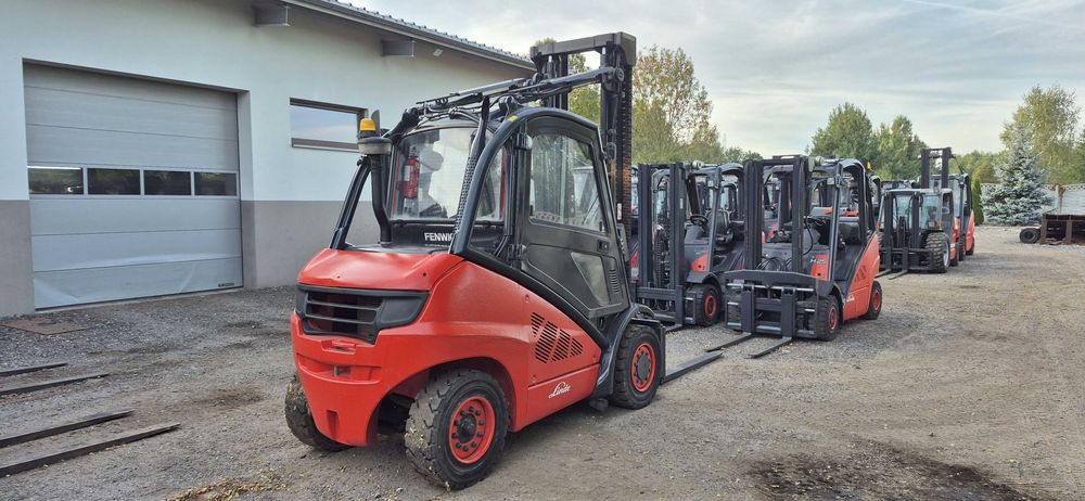 Linde H40D - Diesel - Rok 2015. - 4 sekcje. 9600 mth - Stan BDB.