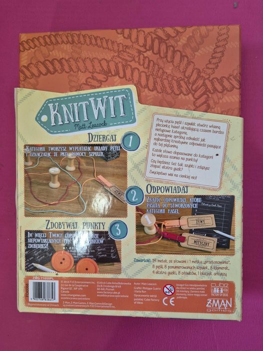 Knit Wit, gra planszowa