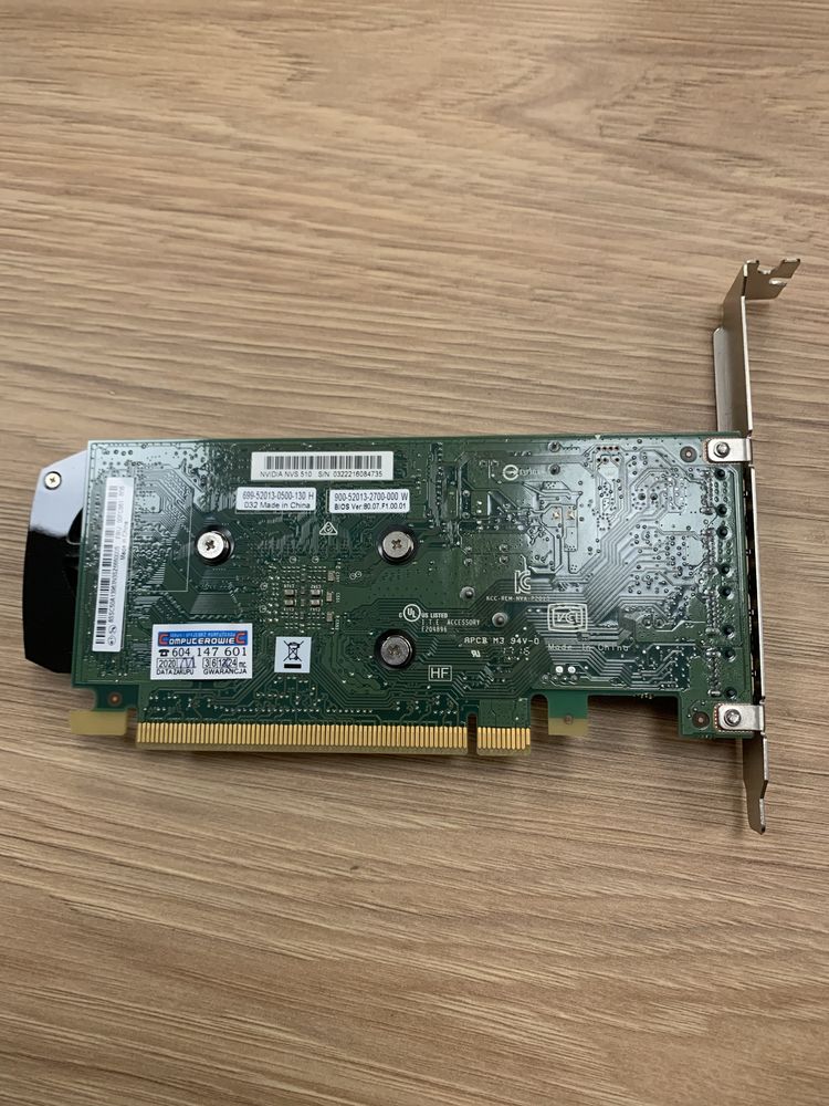 Karta graficzna NVIDIA Quadro NVS 510 2 GB
