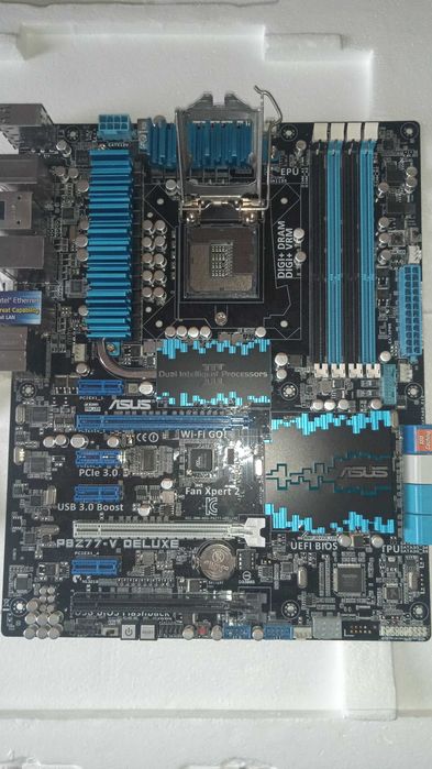 матер. плата Asus P8Z77 Deluxe ( 1155 сокет інтел, для ddr3, Z77 )