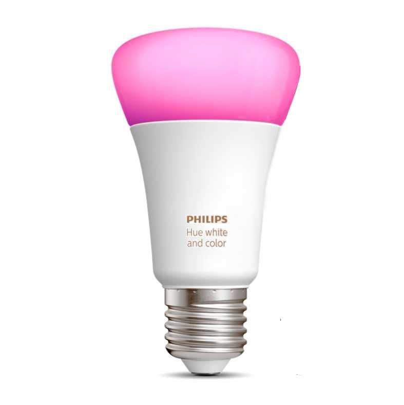Розумна Bluetooth лампа Philips Hue Color E27 806лм 60Вт HomeKit