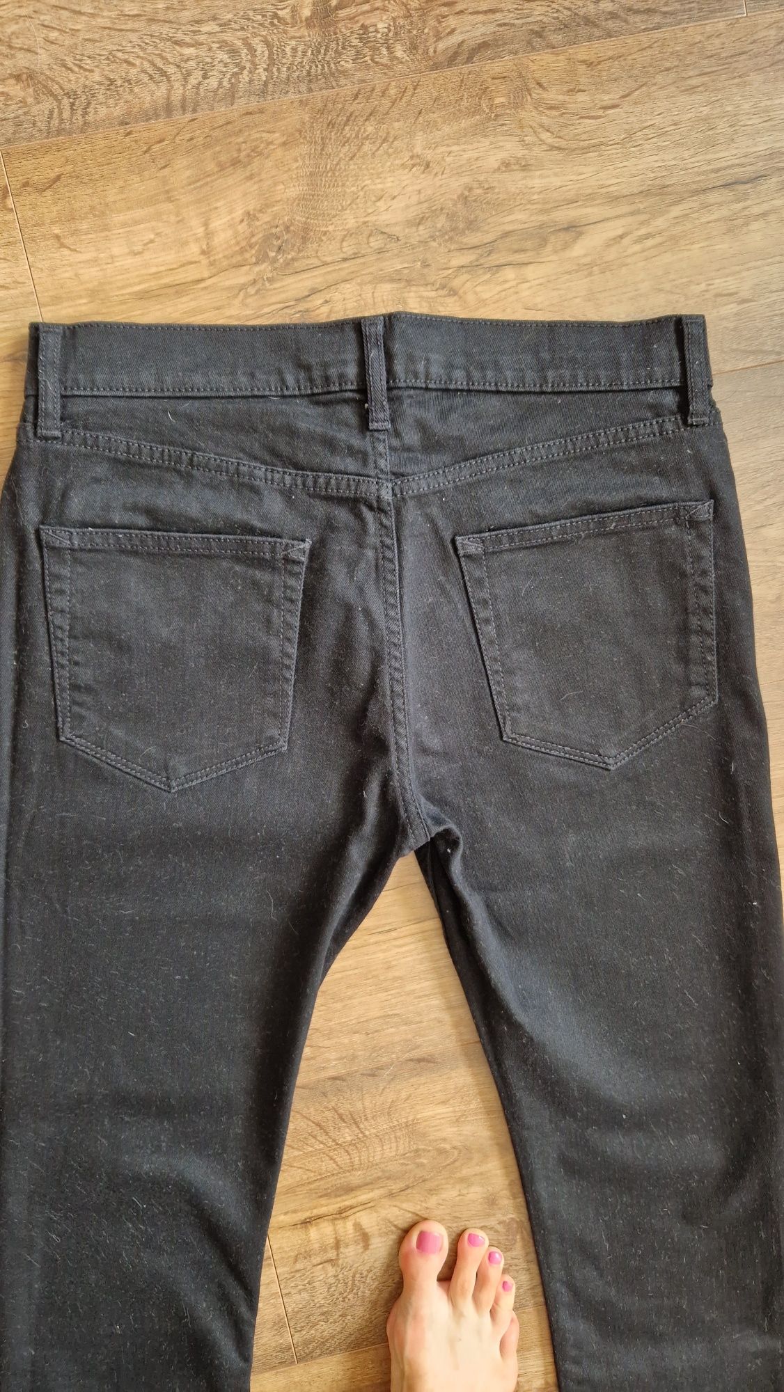 Jeansy czarne TOPMAN 30/30 stan idealny