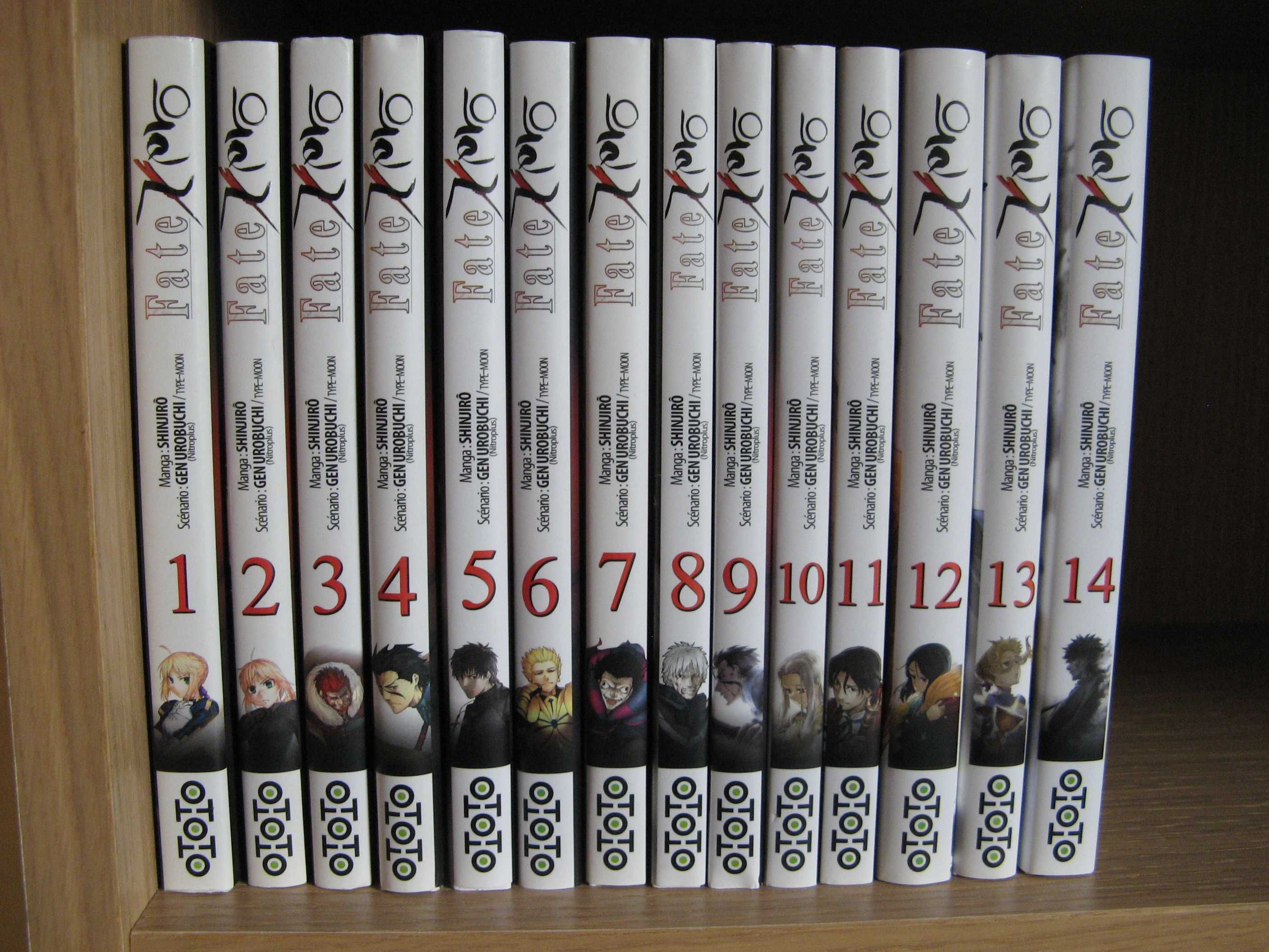 Manga Fate/Zero tomy 1-14 Shinjiro Type Moon Ototo FR po francusku