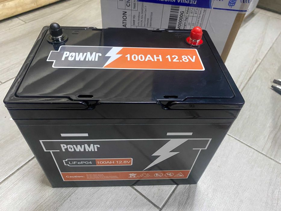 LiFePO4 Акумулятор PowMr mini 100AH 12.8V (1200W*h) для будинку, котла