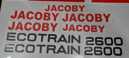 Naklejki opryskiwacz Jacoby ecotrain 2600