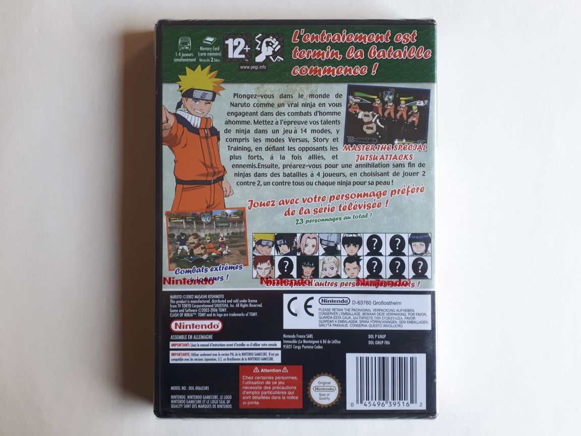 Nintendo GameCube Game Cube NARUTO clash of ninja (Selado) GC