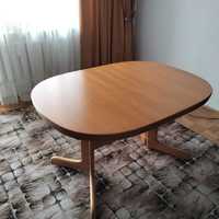 Stół rozsuwany owalny + krzesła