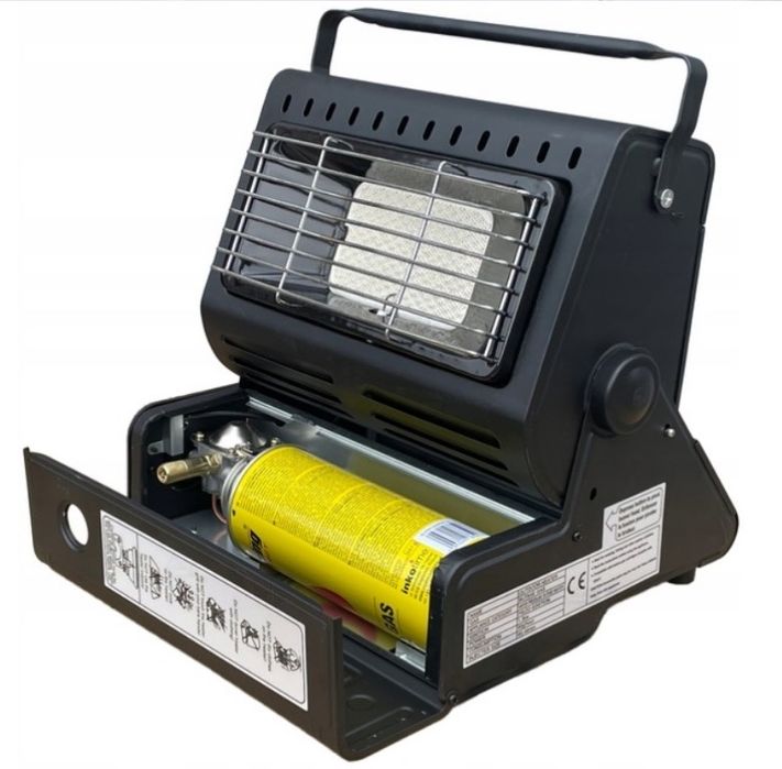 Портативна газова плита-обігрівач 2 в 1 Для дому, кемпінгу