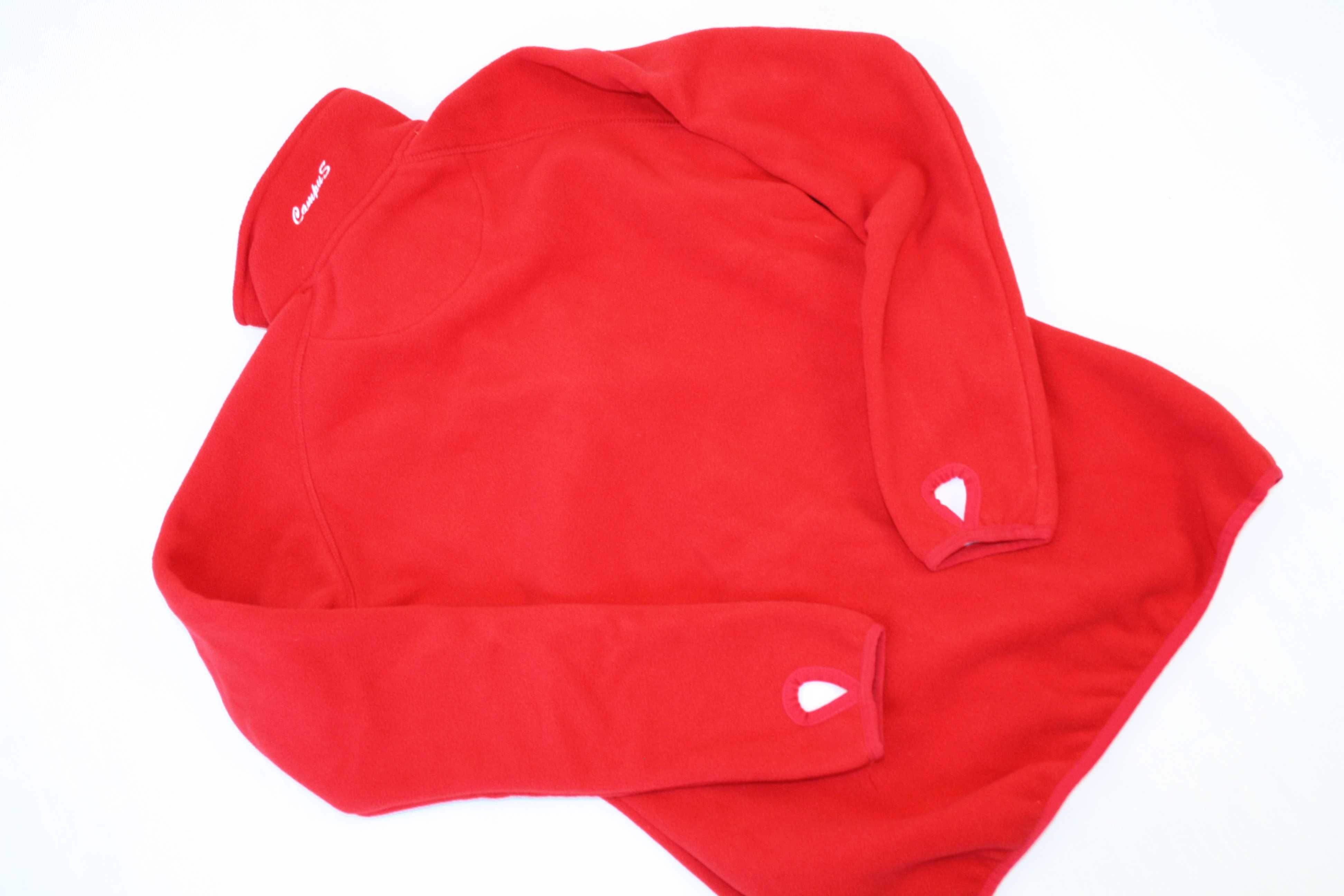 Bluza polarowa damska Campus SHANIA czerwony XXL/44 gruba