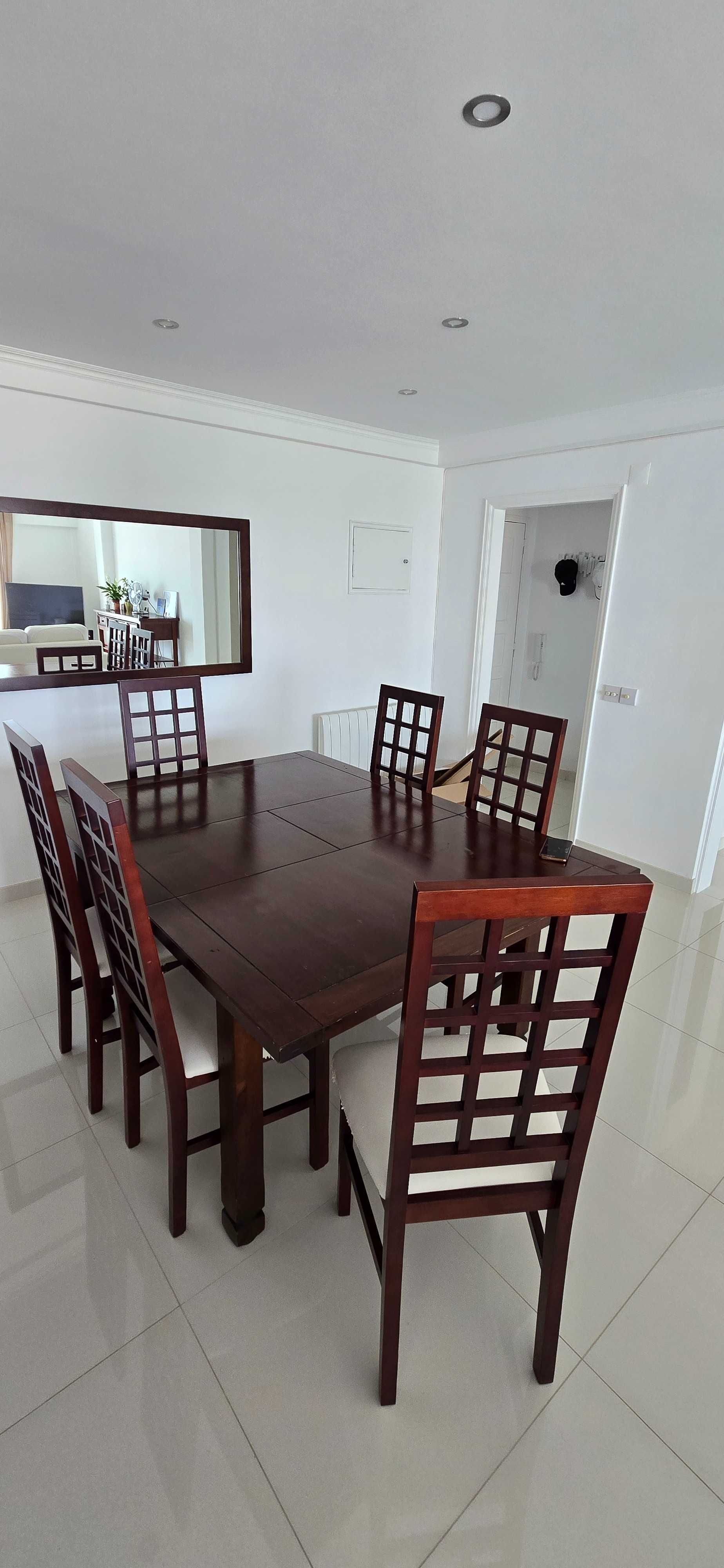 Great Quality Real Wood Table + 6 Chairs