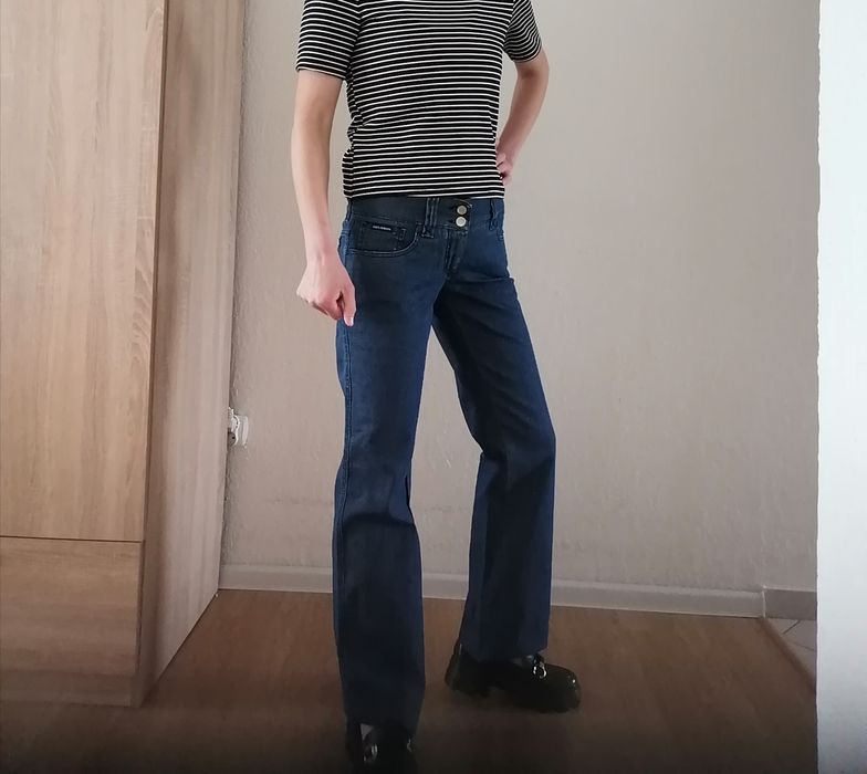 Mega wyszczuplające Oryginalne jeansy dzwony Dolce & Gabbana