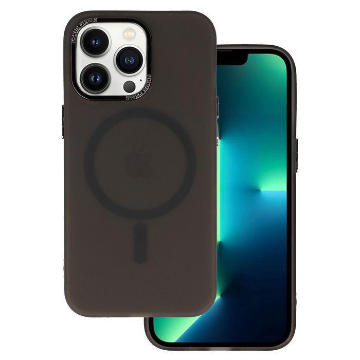 Magnetic Frosted Case Do Iphone 12/12 Pro Czarny