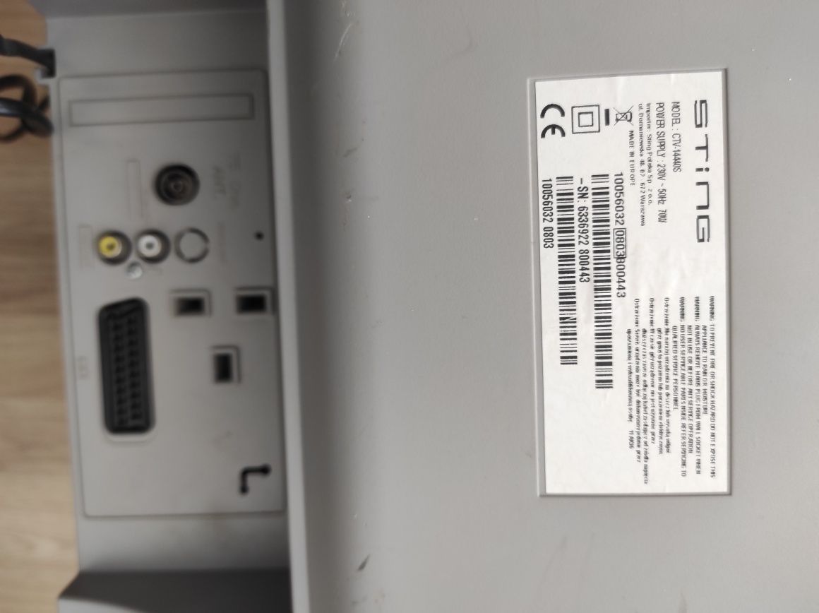 Telewizor 14" kineskopowy