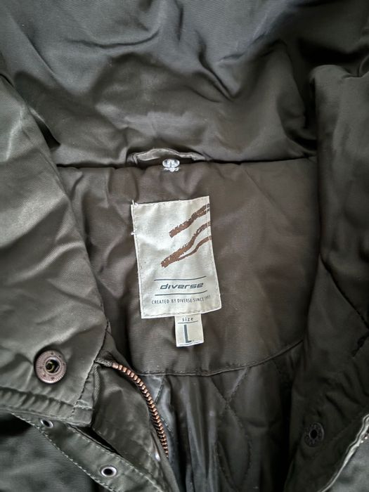 Płaszcz zimowy puchowy driverse rozmiar L długi