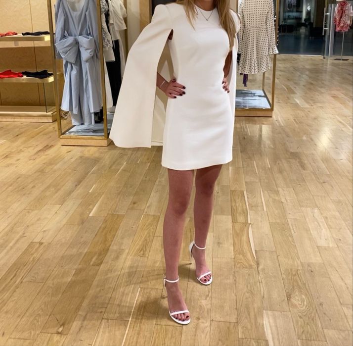 Платье-кейп коктельное оригинал David Koma размер S