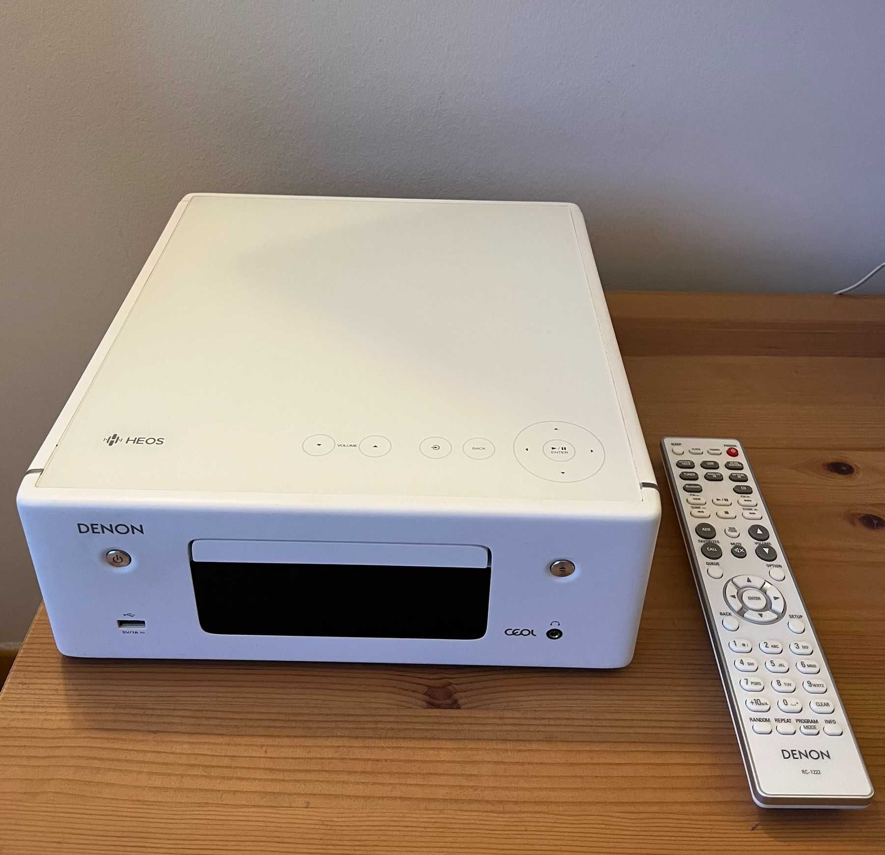 Amplituner Stereo DENON RCD-N10 biały z CD