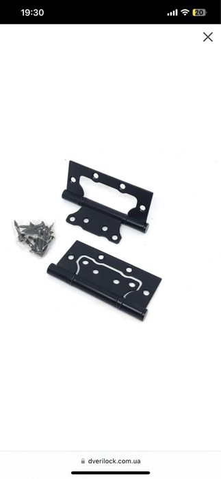 Дверна петля, завіса чорна