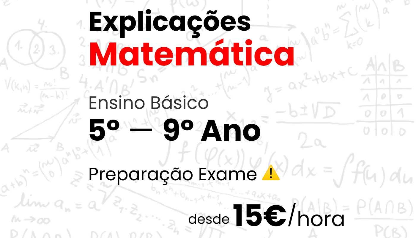 Explicações de Matemática - Faculdade também