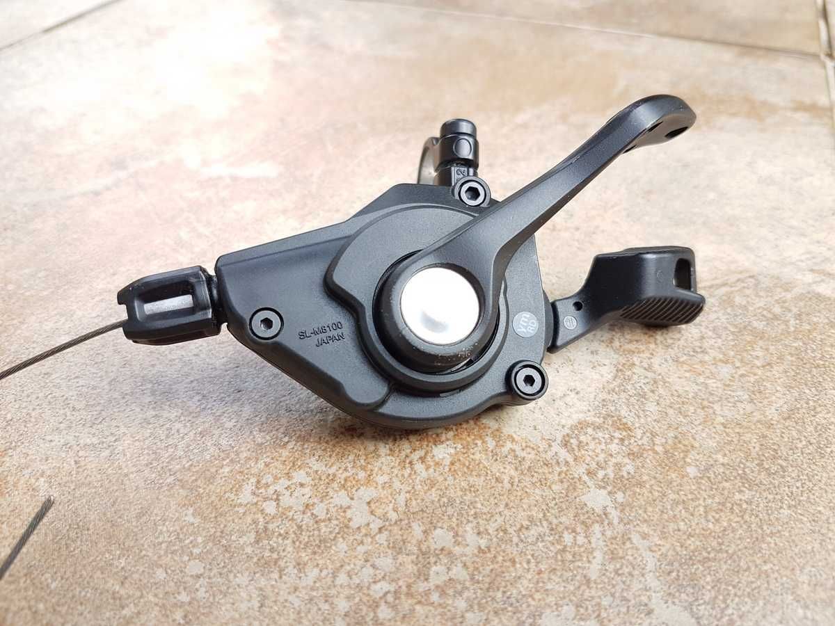 tylna manetka Shimano DEORE XT, SL-M8100, 12-speed, obejma