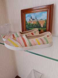 36р. Женские слипоны мокасины американского бренда TOMS