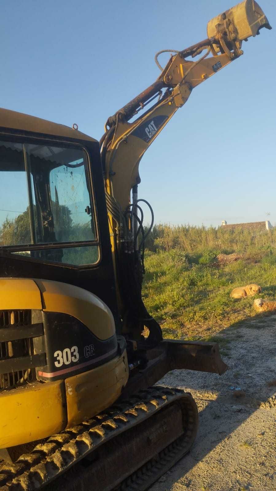 Mini giratória cat 303 cr