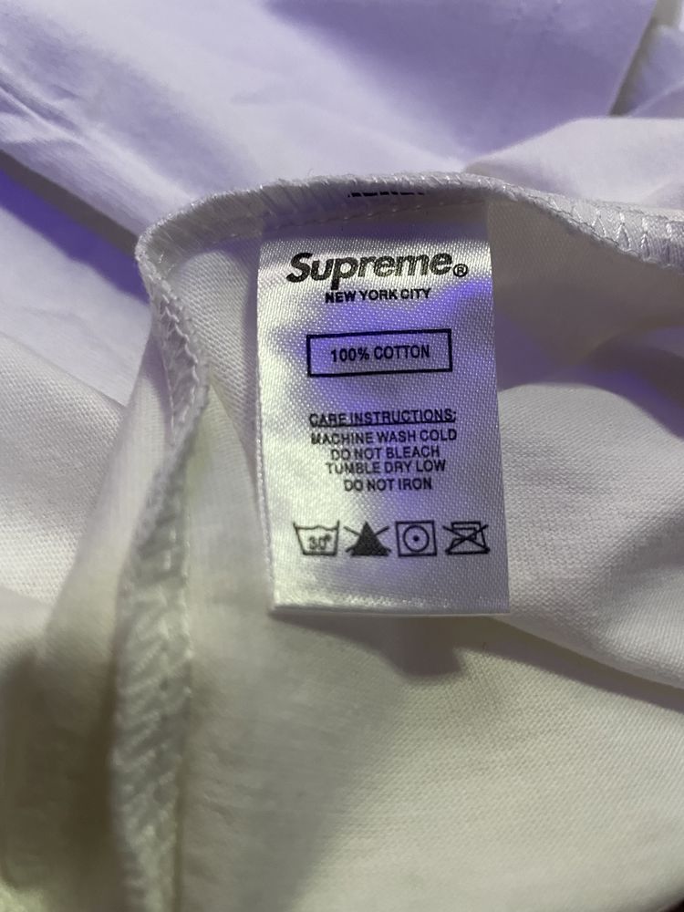 Футболка supreme white нова з всіма бірками