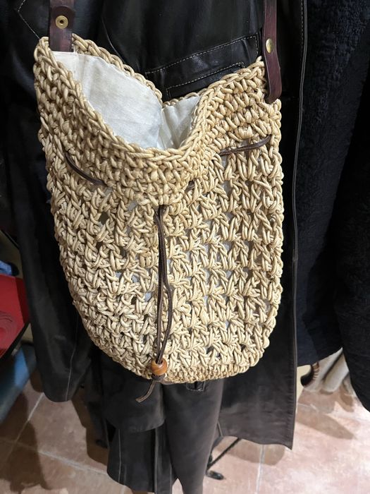 Saco de palha forrado