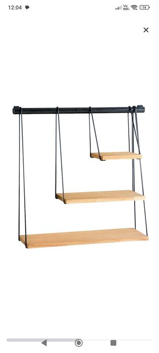 Półka ścienna huśtawka