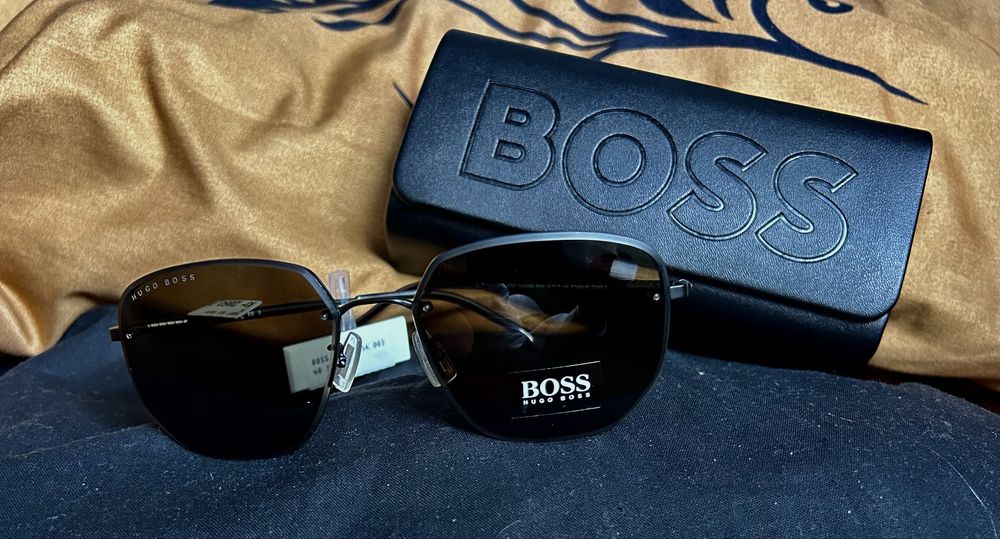 BOSS okulary przeciesloneczne z metką
