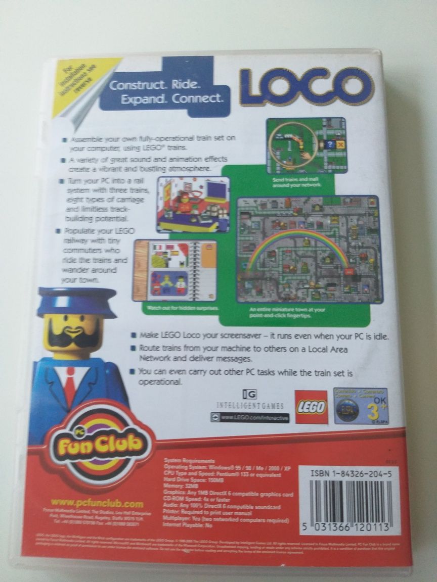 Gra Lego Loco PC płyta pudełkowa CD-ROM komputerowa
przygodowa ENG kom