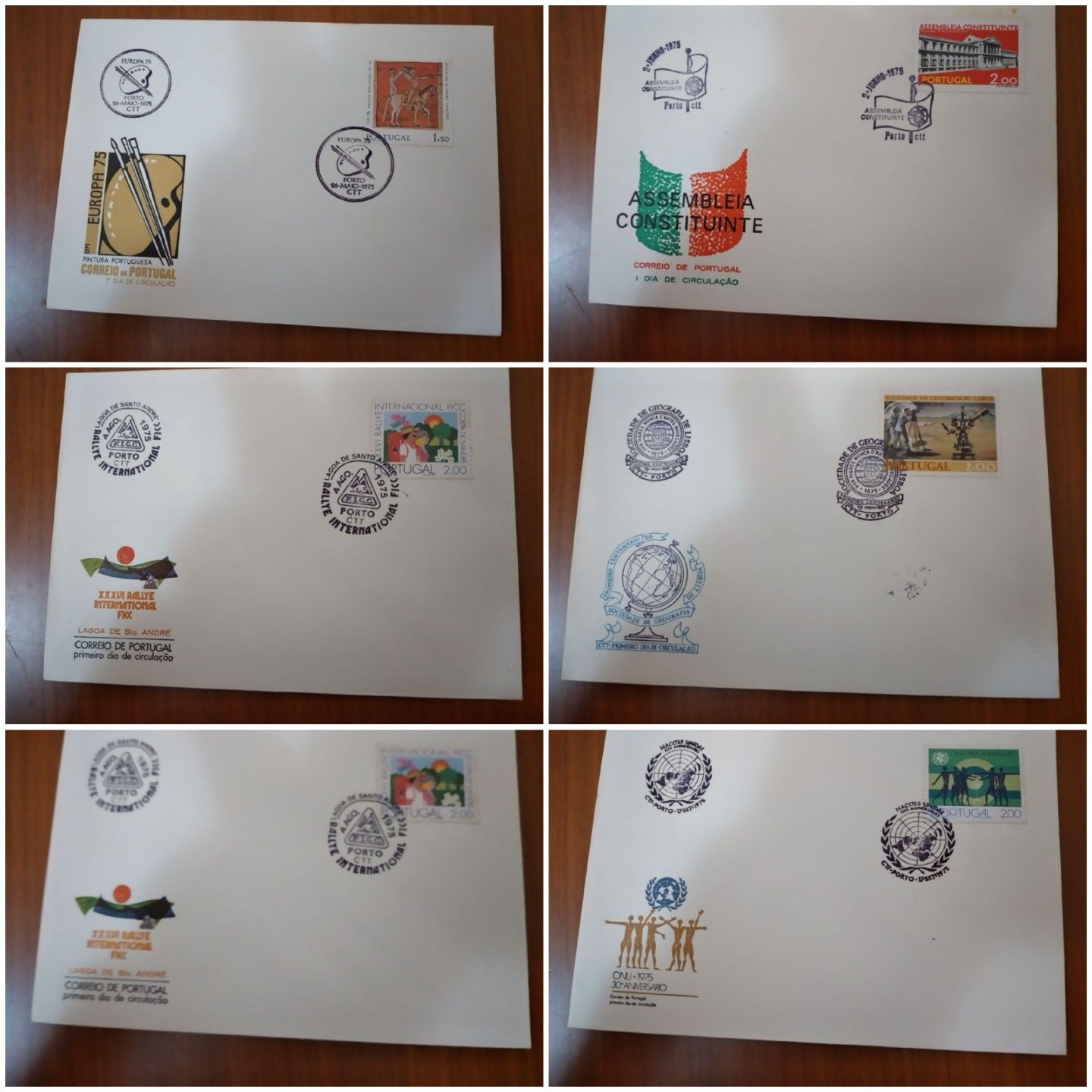 Lote  30 FDCs década  70.