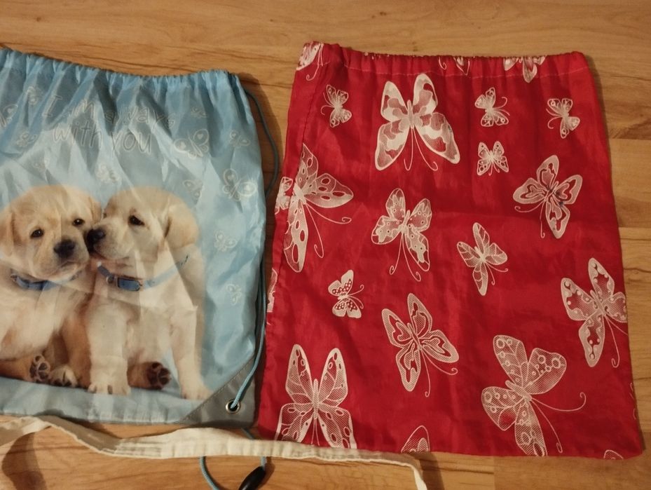 Worki szkolne i torba dla dziewczynki