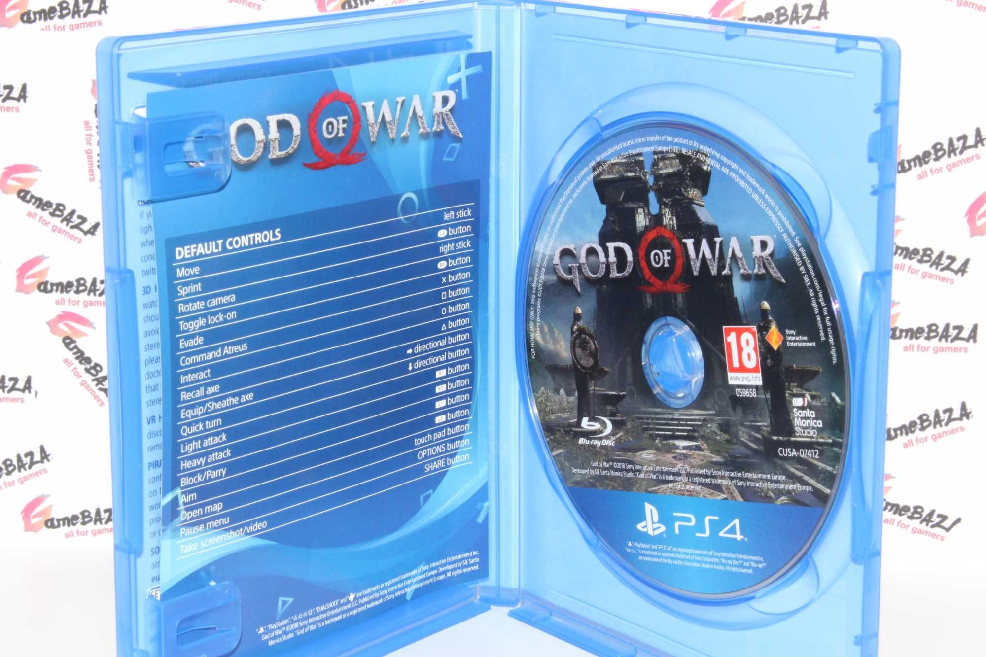 God Of War PS4 PL GameBAZA