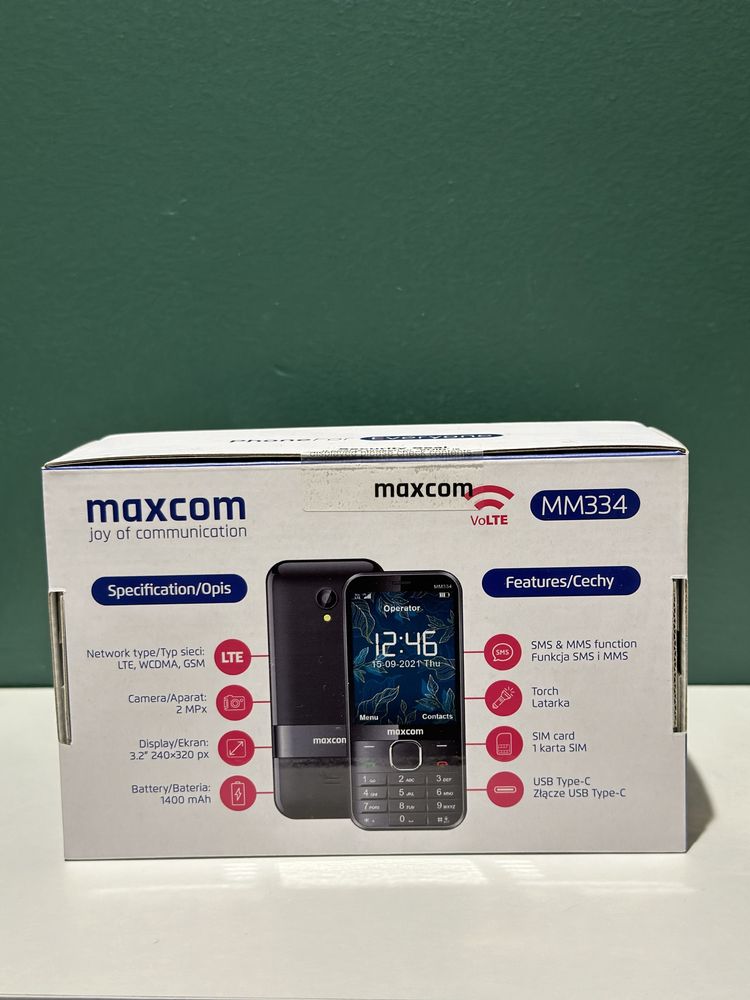 Maxcom MM334 zaplombowany NOWY