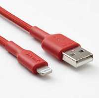 Kabel USB A na Lightning Lillhult 150 cm czerwony | WIĘKSZA ILOŚĆ