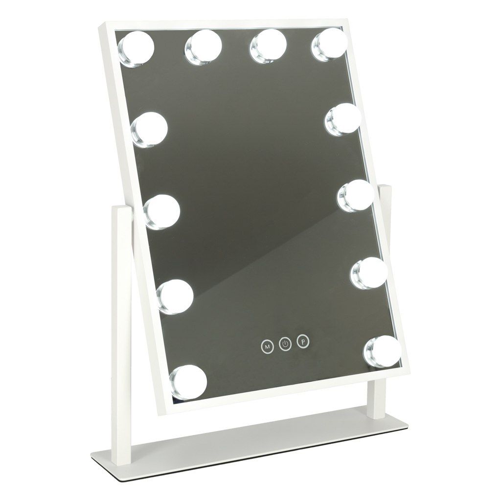 Lusterko do makijażu LED z żarówkami 30x40cm USB