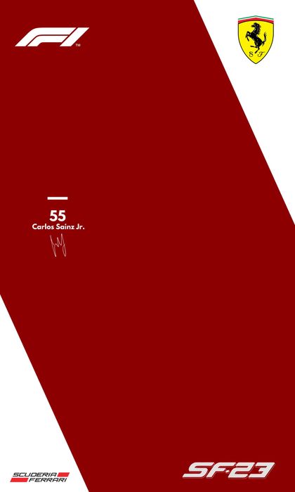 Bburago 50x30 F1 Ferrari SF-23 Масштаб 1/24 #55 Carlos Sainz jr.