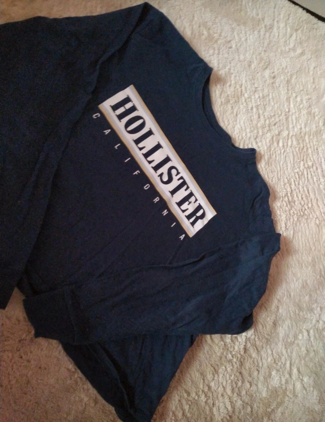 Granatowa bluza Hollister rozmiar L