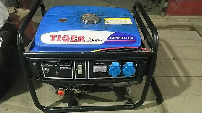 Бензиновий Генератор TIGER TG3700 Б/В