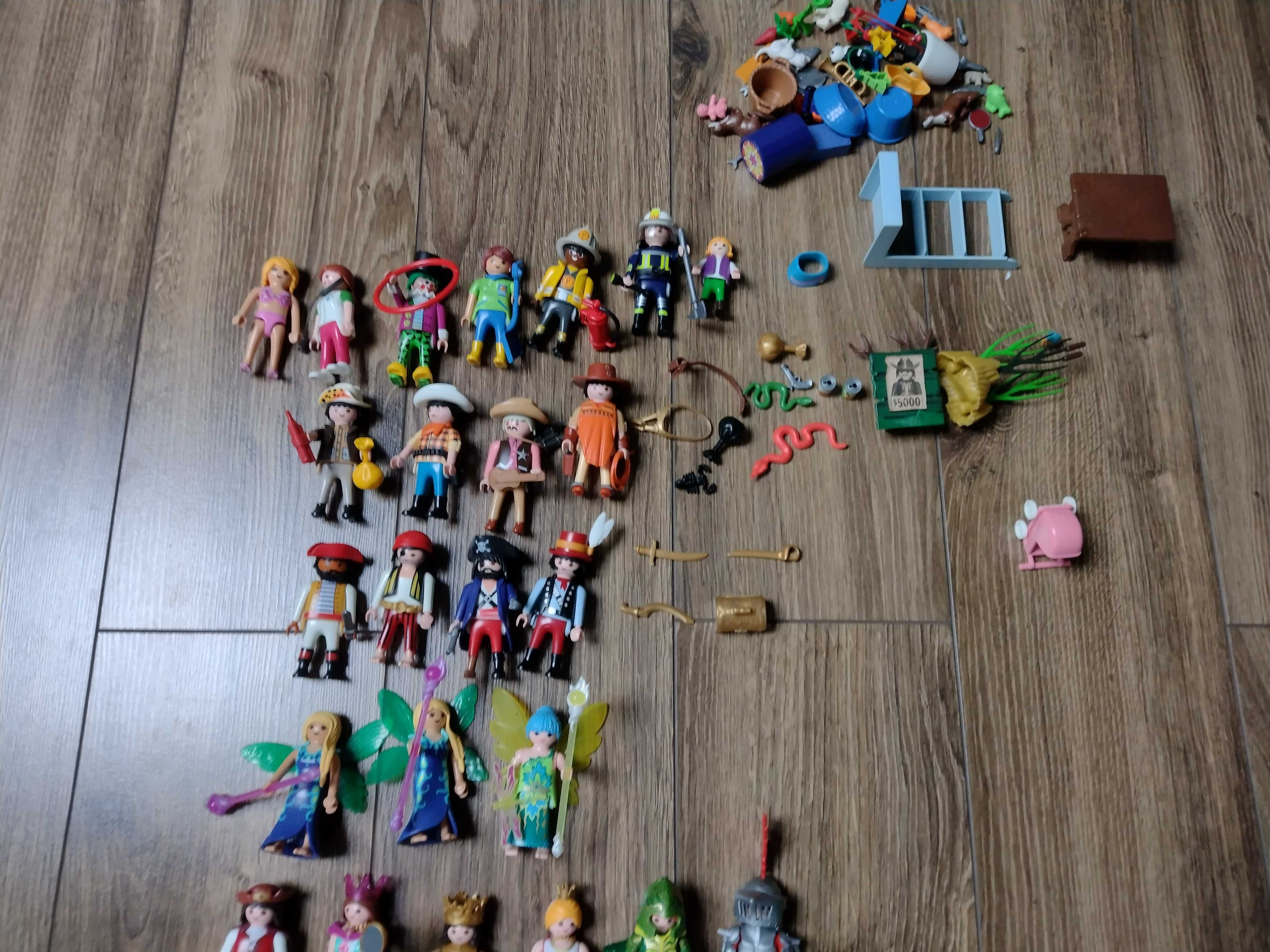 Mega zestaw Playmobil dużo figurek oraz dodatków piraci farma