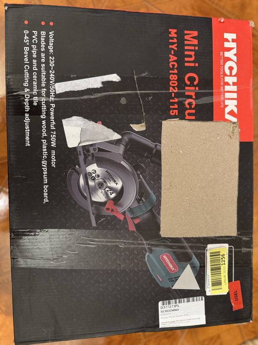 Mini serra circular eletrica 750W 3500RPM - USADA EM MUITO BOM ESTADO