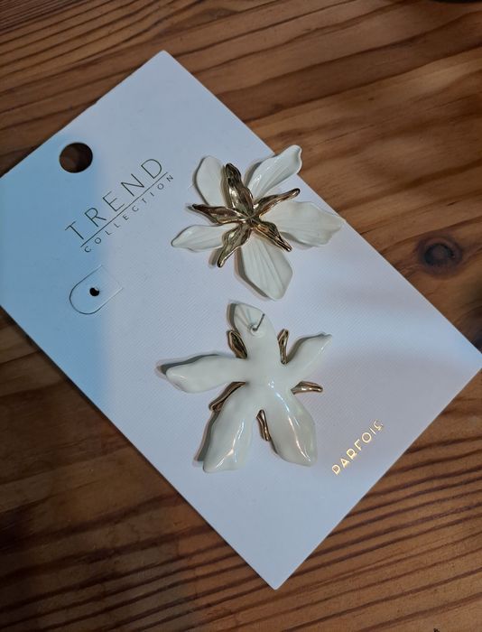 Nowe kolczyki kwiaty parfois na prezent