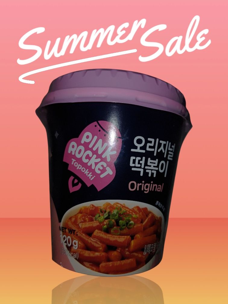 Topokki danie instant do mikrofalówki, Korea, Azja, kluski ryżowe