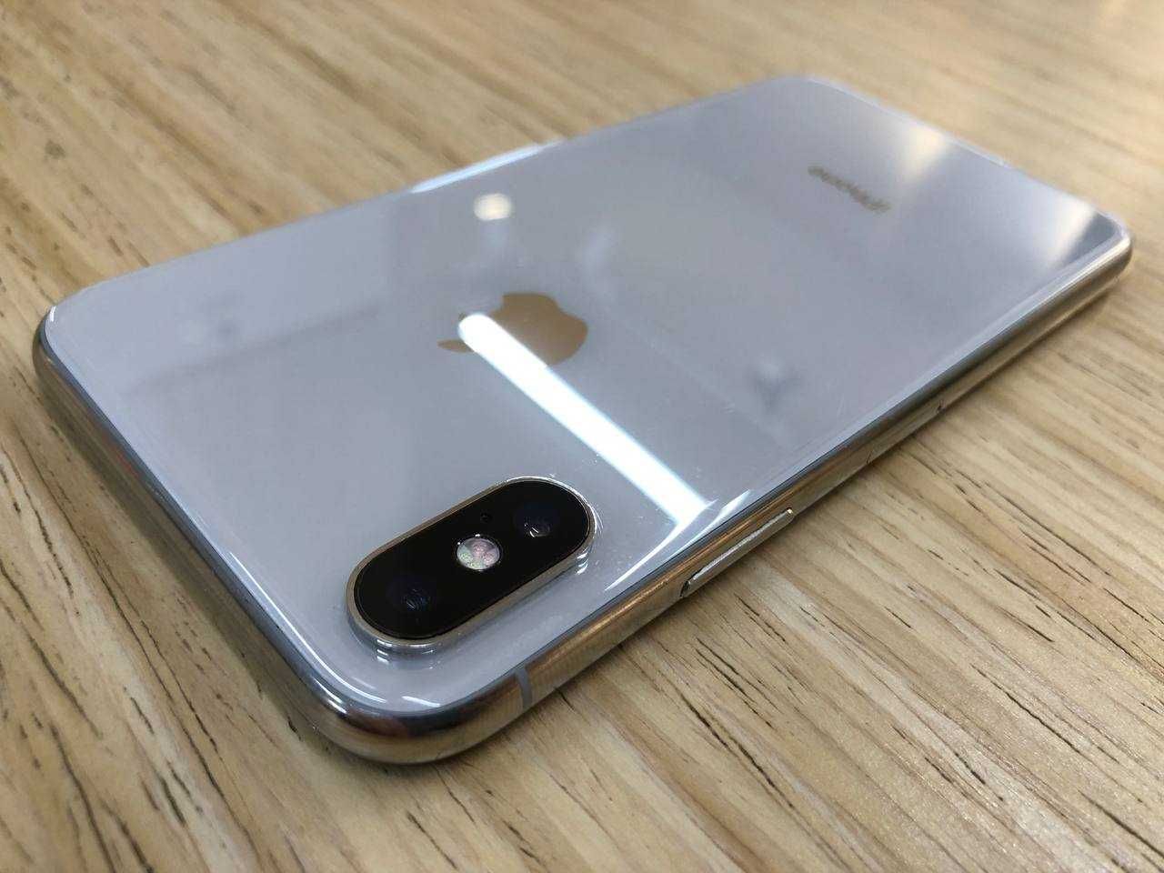 /12167/ iPhone X 64Gb Silver Neverlock Обмін Розстрочка Гарантія