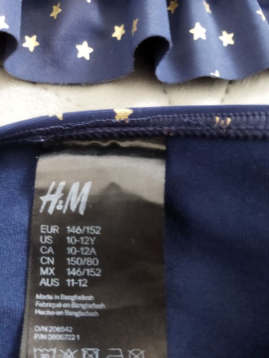 Strój kąpielowy dwuczęściowy hm r 146/152