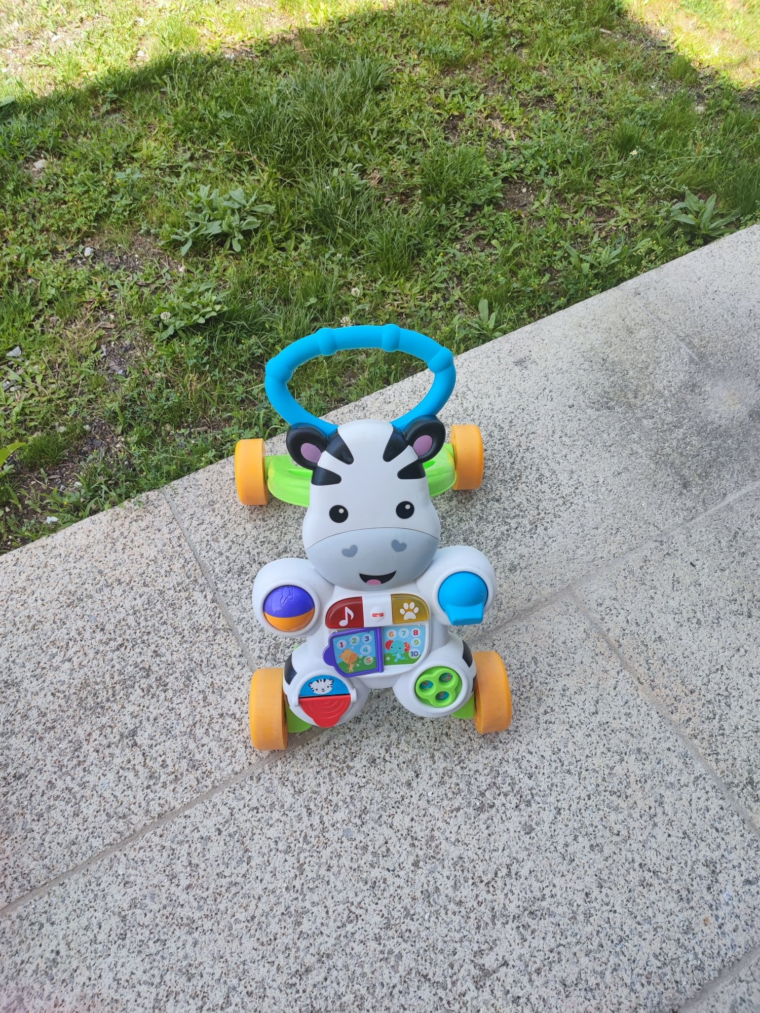 Andador Zebra de bebe Fisher Price