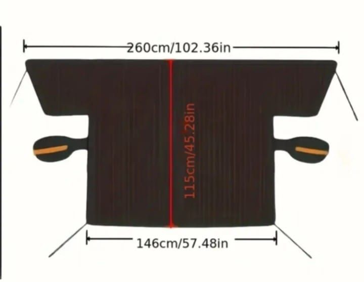 Magnetyczna osłona szyby samochodowej